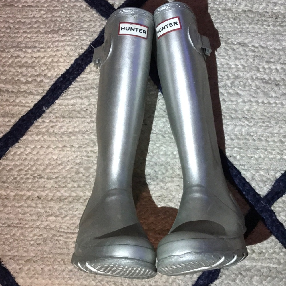 Silver Hunter Boots